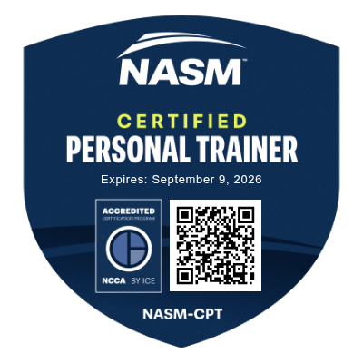 NASM Certified Personal Trainer